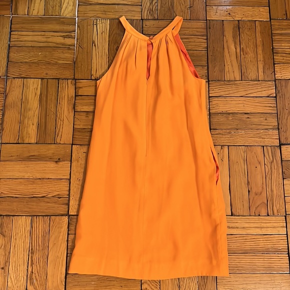Brand New Orange Britt Ryan Tank Top Silk Dress with Pockets - Picture 7 of 7